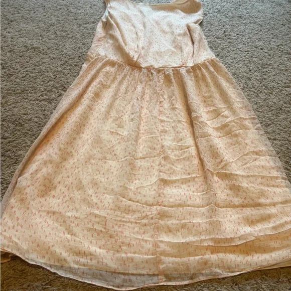 Ann Taylor Pink Cowl Neck Midi Dress - Picture 4 of 4